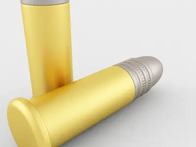 22 Long Rifle Cartridge 3D model