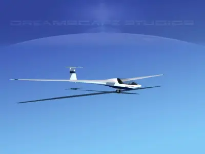 Glaser Dirks DG-200 15-metre Sailplane V01 3D model