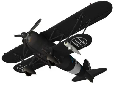 Fiat CR42CN Falco  3D model
