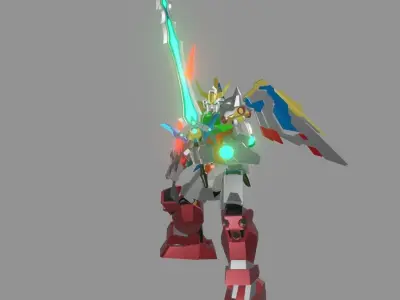The Mecha Attacker 21 3D model