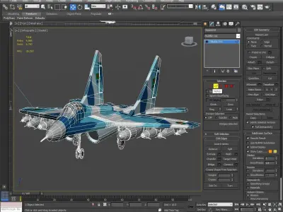Mikoyan Mig-29 Low-poly 3D model
