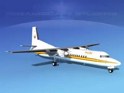 Fokker F-60 Buzy Bee 3D model