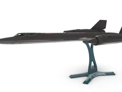 SR-71 Blackbird 3D print model