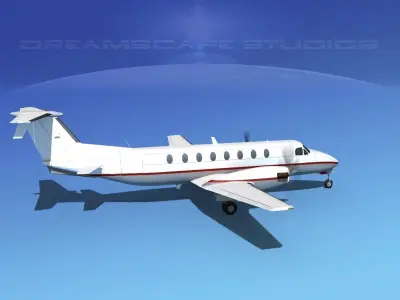 Beechcraft B1900C V01 3D model