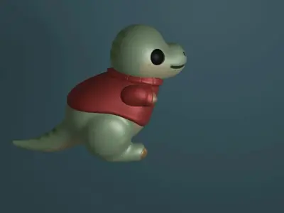 Dino Sweater Free 3D print model