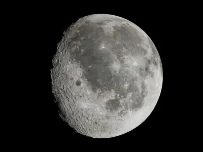Moon 3D Model Low-poly 3D model