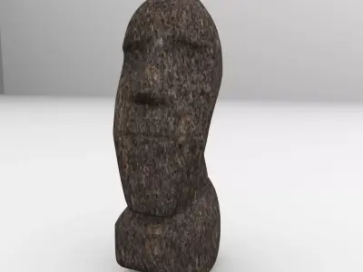 Moai Statue 3D model