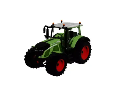 Fendt 1000 Vario Tractor Heavy Duty Agricultural Vehicle 3D model