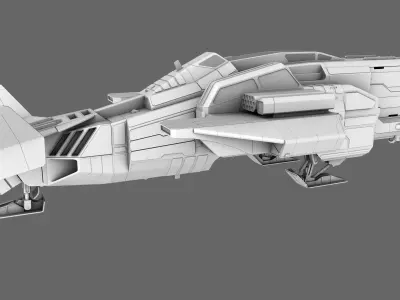Hornet Fighter Interceptor 3D model