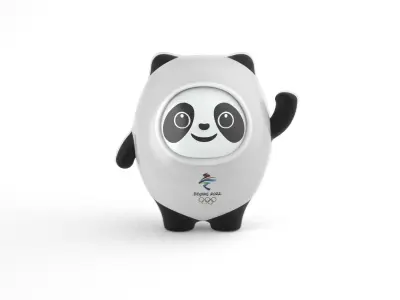Mascot Bing dwen dwen 2022 Beijing Winter Olympic Games 3D model