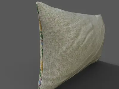 Cushion furniture Low-poly 3D model purchase