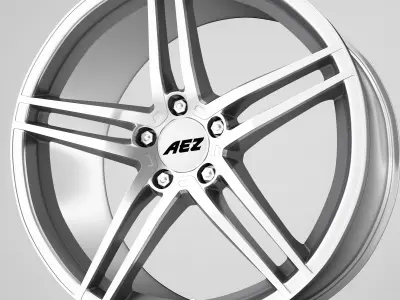 AEZ wheel rims 3D model