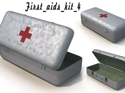 First aids kit 4 3D model