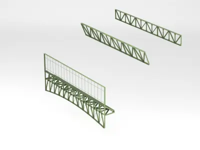 Modular Truss Structure 1 3D model