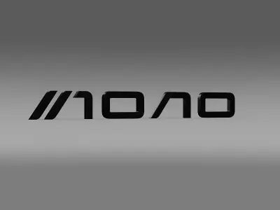 Mono logo 3D model