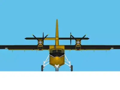 Bombardier 415 Canadair CL-415 3D model