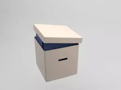 BOX Office Free 3D model