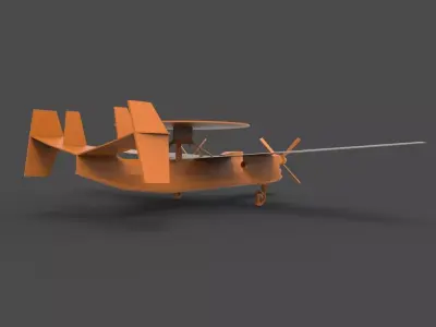 E-2 Hawkeye 3D print model
