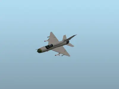  MiG-21 CGI 3D Model  Low-poly 3D model