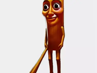 Italian Brainrot - Tung Tung Tung Sahur Free low-poly 3D model