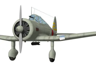 Tachikawa Ki36 Ida 3D model