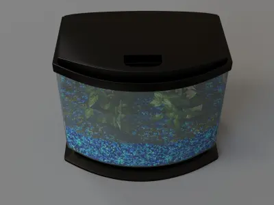 Fish Tank 01 3D model