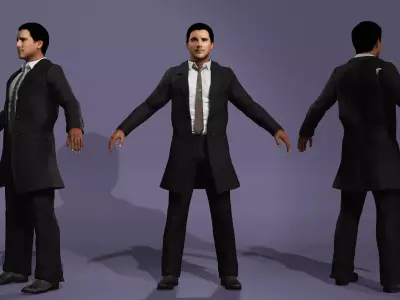 Next-Gen Realistic Batman Bruce Wayne Christian Bale Edition 3D model