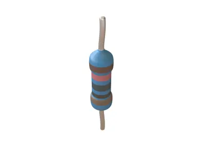 Resistors v1 002 Low-poly 3D model