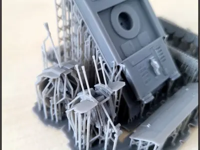 Flakpanzer IV Mobelwagen - miniatures tabletop scenery 3D print model