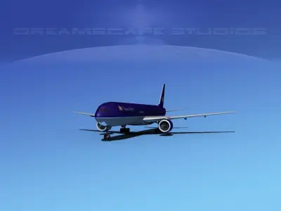 Boeing 777-300 Air Vietnam 3D model