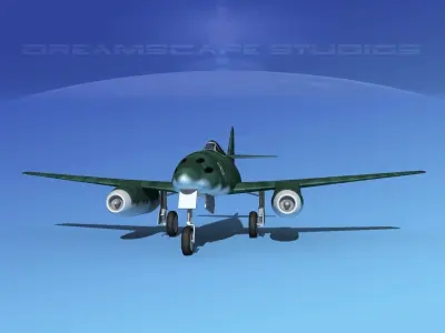 Messerschmitt ME-262A1 Swallow V04 3D model