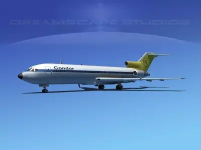 Boeing 727-200 Condor Airlines 3D model