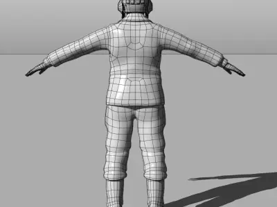 Soviet Crewman 3D model