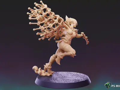 Dark Space Elves - Witches - Pose 5 3D print model
