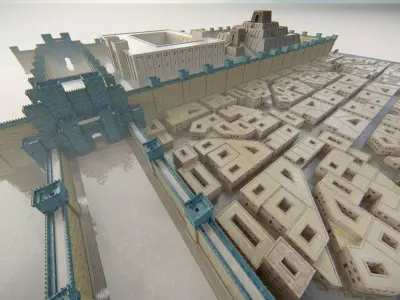 Fortress of Babylon 3D model