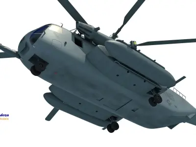 Sikorsky CH-53 Sea Stallion 3D model