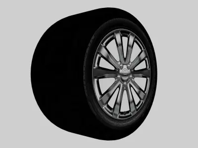 Car Tires 3D Models Low-poly 3D model