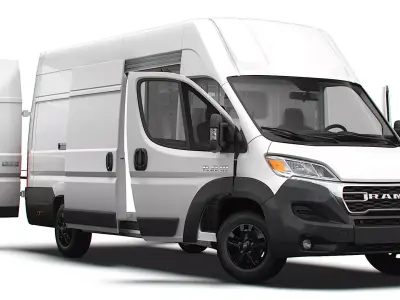 RAM Promaster Van L4H3 HQ Interior 2023 3D model
