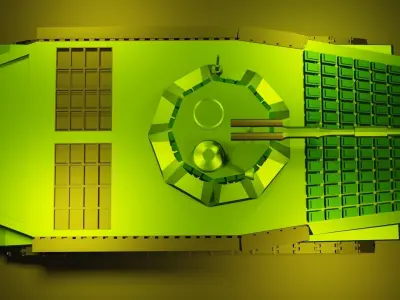 Low Poly Military Vechile Low-poly 3D model