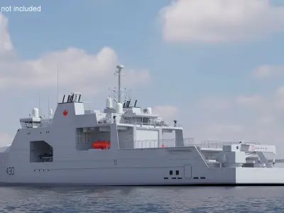 Offshore Patrol Vessel 3D model