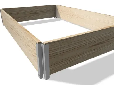 Pallet collar - Pallet frame 3D model