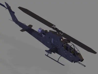 AH-1F 3D model