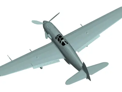 Kawasaki Ki-61 3D model