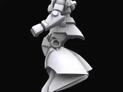 Gundam mobile suit MS09 DOM model 3D model