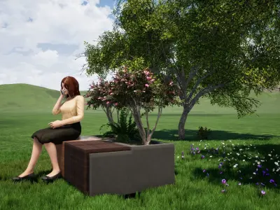 Urban Furniture 09 Free 3D model
