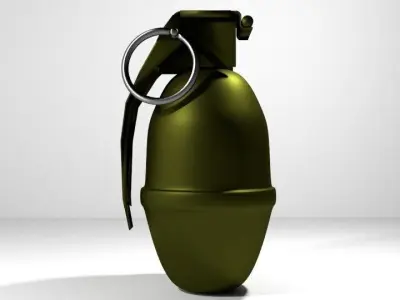 Hand Grenade Illuminating 3D model