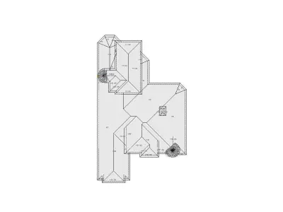 Residential Roof Sketch - 31-40 SQ - Xactimate 3D model