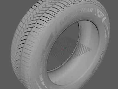 R18 Goodyear UltraGrip SUV tire 3D model