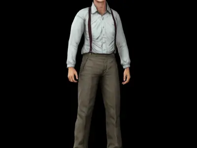 Old Man 3D model