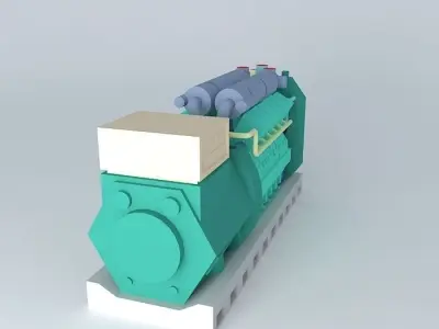 ARGO INDUSTRIES 12V Diesel generator 3D model